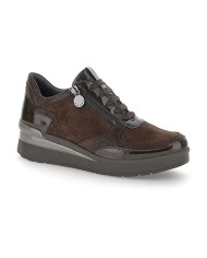 SNEAKERS STONEFLY DONNA CREAM 47 VELOUR/S PATENT TURKIC COFEE 220676 M94