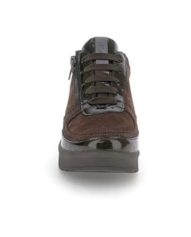 SNEAKERS STONEFLY DONNA CREAM 47 VELOUR/S PATENT TURKIC COFEE 220676 M94