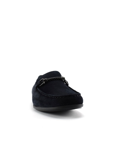 MOCASSINO STONEFLY UOMO SUMMER II 8 VELOUR LIMO BLU 110601 100