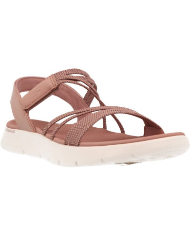 SANDALO SKECHERS DONNA GO WALK FLEX SANDAL - EMMA 141473 TAN