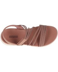 SANDALO SKECHERS DONNA GO WALK FLEX SANDAL - EMMA 141473 TAN