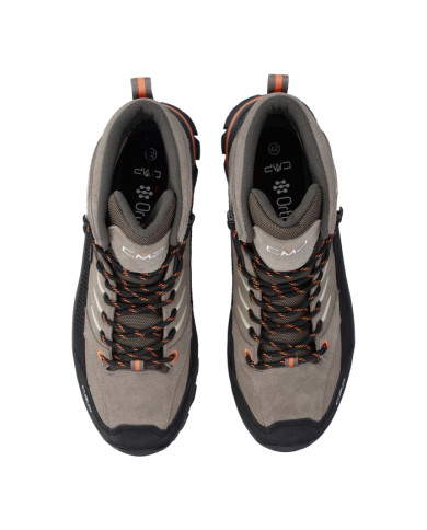 SCARPA DA TREKKING CMP UOMO RIGEL 2.0 MID WP TREKKING SHOE DESERTO FLAME 3Q19367 06PV
