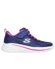 SNEAKERS SKECHERS BAMBINA WAVE 92 BLU NAVY 303557L NVY