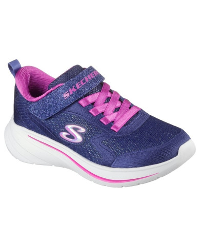 SNEAKERS SKECHERS BAMBINA WAVE 92 BLU NAVY 303557L NVY
