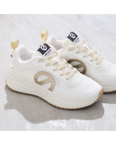 SNEAKERS NO NAME DONNA CARTER FLY W  WHITE/MAT GOLD  LNVD MEMT A0     