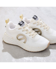 SNEAKERS NO NAME DONNA CARTER FLY W  WHITE/MAT GOLD  LNVD MEMT A0     