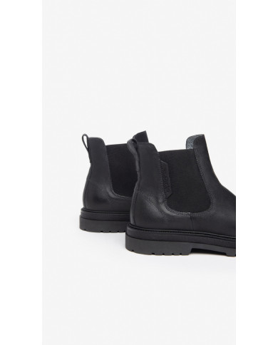 STIVALETTI CHELSEA NEROGIARDINI UOMO IN PELLE NERO BELGRADO LIGHT I304013U/100