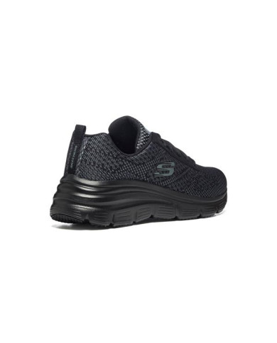 SNEAKERS SKECHERS DONNA FASHION BOLD BOUNDARIES BLACK 12719 BBK
