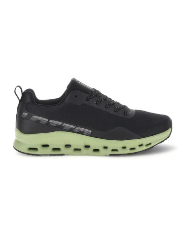 SNEAKERS LOTTO UOMO VENTO 50 AMF NEXT ALL BLACK/HEMLOCK GREEN 223780 EJB