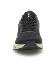 SNEAKERS LOTTO UOMO VENTO 50 AMF NEXT ALL BLACK/HEMLOCK GREEN 223780 EJB
