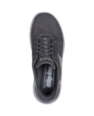 SNEAKERS SKECHERS DONNA SLIP-INS GO WALK FLEX MALI BLACK 124837 CHAR