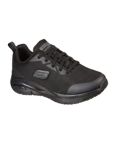 SNEAKERS SKECHERS WORK DONNA ARCH FIT SR BLACK 108019EC BLK