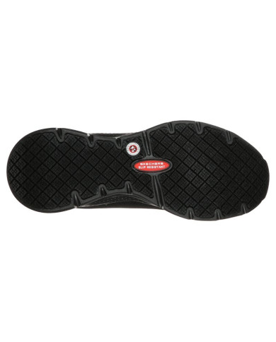 SNEAKERS SKECHERS WORK DONNA ARCH FIT SR BLACK 108019EC BLK