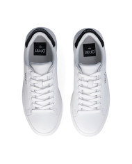 SNEAKERS LIU JO UOMO BIG 01 - SNEAKER LEATHER WHITE/BLACK