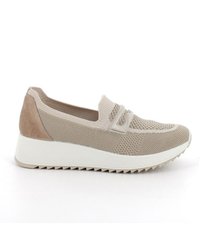 SLIP-ON ENVAL SOFT DONNA  T."FLYKNIT"RECY TAUPE-CREAM 1275333