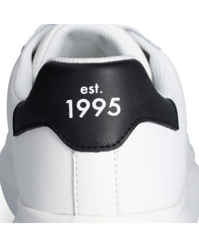 SNEAKERS LIU JO UOMO BIG 01 - SNEAKER LEATHER WHITE/BLACK