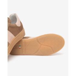 SNEAKERS NEROGIARDINI DONNA VELOUR MOU NAPPA PANDORA ROSA TR MALAGA E613005D/442