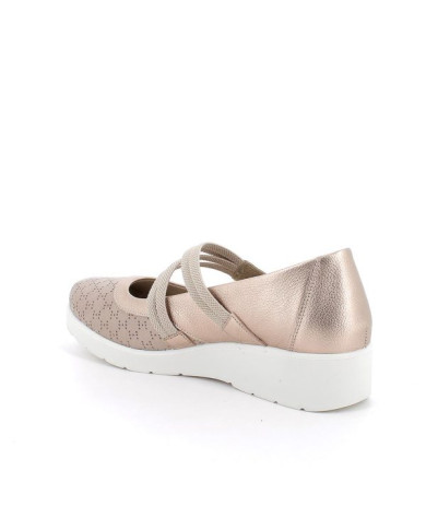 DECOLLETE' ENVAL SOFT DONNA  FIO.BOT.OM/S.A CHAMPAGNE CON ZEPPA 1253922