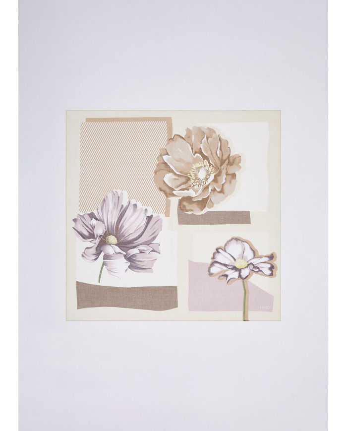 FOULARD LIU JO GRANDE COLORBLOCK 120X120CM 2A6042 T2745 X0757