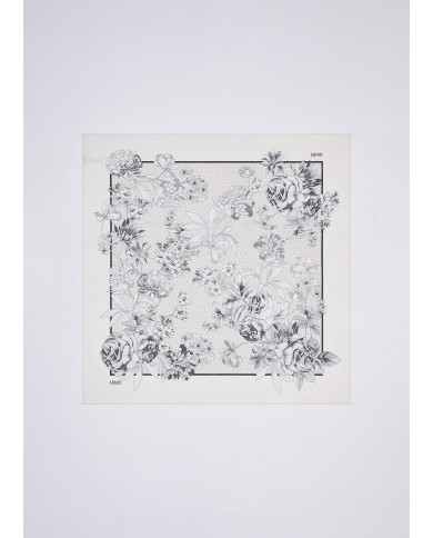 FOULARD LIU JO GRANDE A FIORI 120X120CM 2A6043 T2745 22222