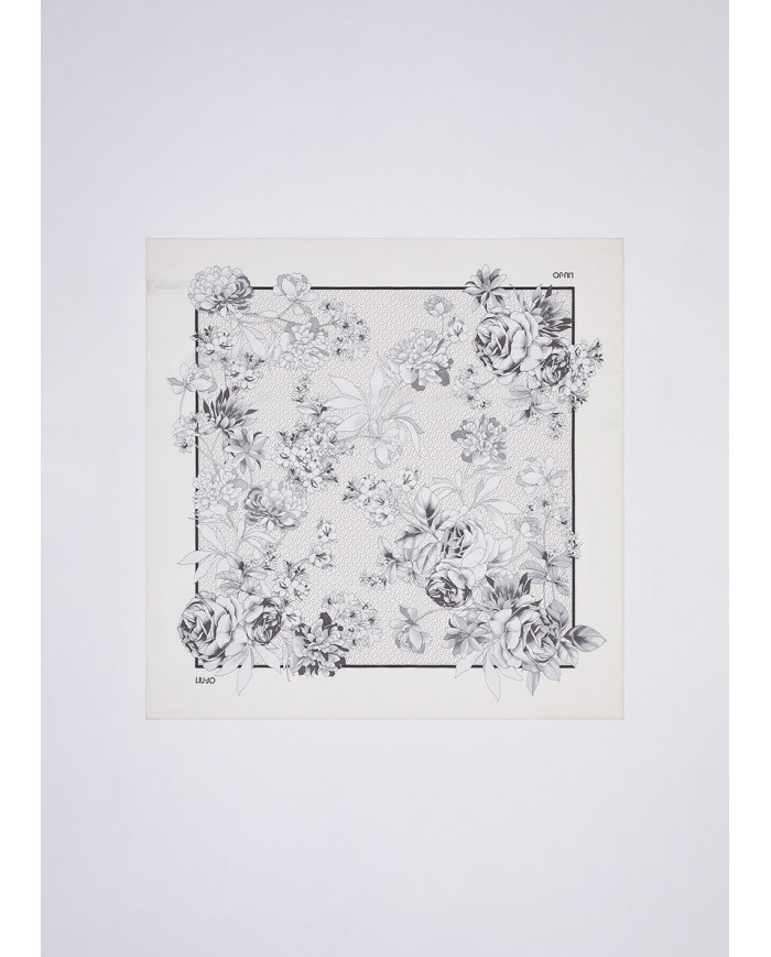 FOULARD LIU JO GRANDE A FIORI 120X120CM 2A6043 T2745 22222