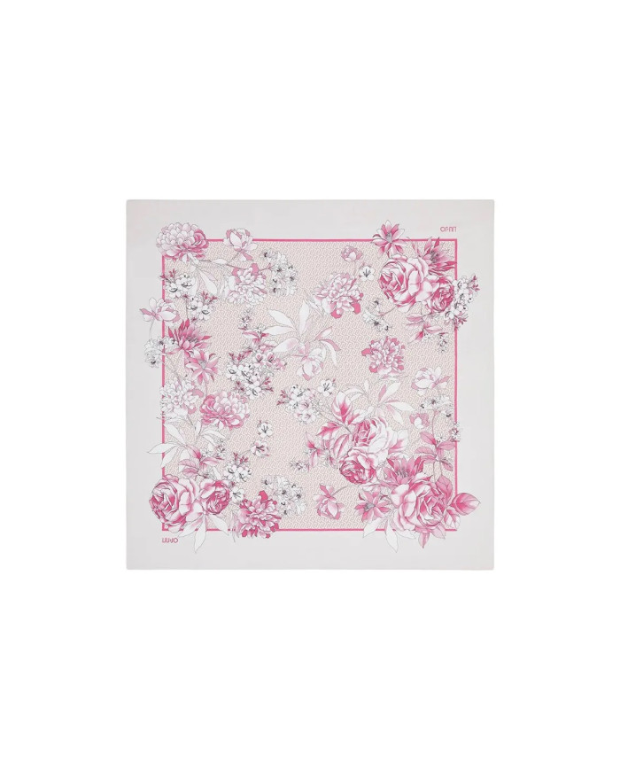 FOULARD LIU JO GRANDE A FIORI SOFT PEONY 120X120CM 2A6043 T2745 X0756