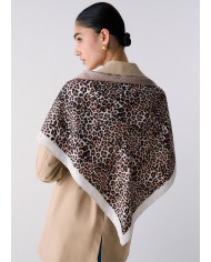 BANDANA LIUJO TRIANGOLARE ANIMALIER 2A6046 T2745 S19E1