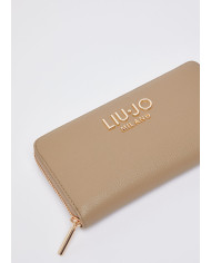 PORTAFOGLIO LIU JO GRANDE FANGO WALLET 19X2X10CM AA6170 E1012 01679