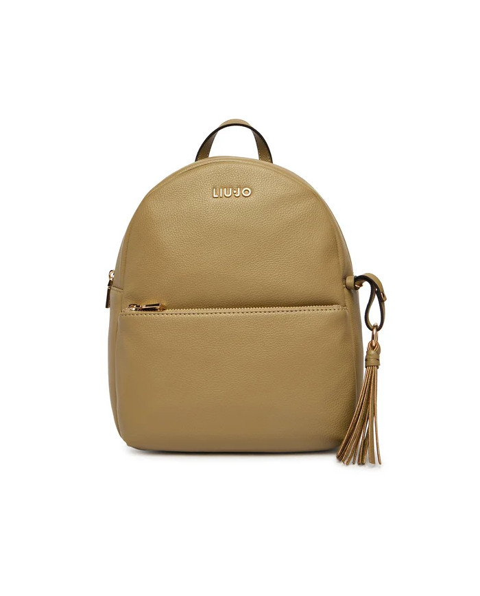 ZAINO LIU JO GRANDE CON CHARM MUD BACKPACK BAG 21X10X29CM AA6188 E1012 01679