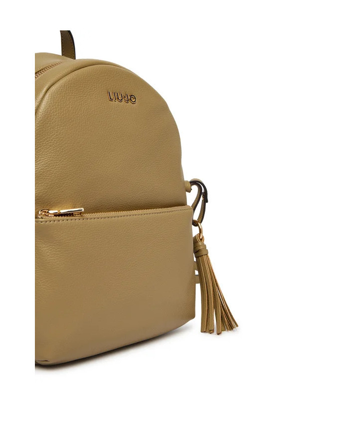 ZAINO LIU JO GRANDE CON CHARM MUD BACKPACK BAG 21X10X29CM AA6188 E1012 01679