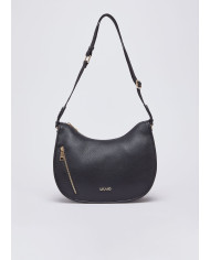 BORSA LIU JO MEDIA CON ZIP BLACK CROSS OVER 32X12X26CM AA6215 E1012 22222