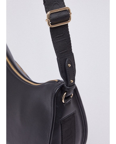 BORSA LIU JO MEDIA CON ZIP BLACK CROSS OVER 32X12X26CM AA6215 E1012 22222