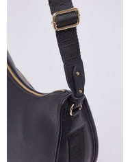 BORSA LIU JO MEDIA CON ZIP BLACK CROSS OVER 32X12X26CM AA6215 E1012 22222