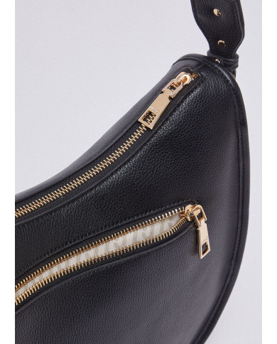 BORSA LIU JO MEDIA CON ZIP BLACK CROSS OVER 32X12X26CM AA6215 E1012 22222