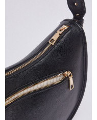 BORSA LIU JO MEDIA CON ZIP BLACK CROSS OVER 32X12X26CM AA6215 E1012 22222