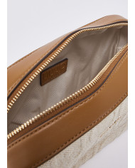 BORSA A TRACOLLA MEDIA IN JUTA CROSS OVER NATURALE 23X8X16CM AA6211 T381A 00004 