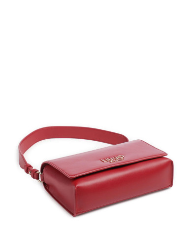 BORSA A SPALLA LIU JO PICCOLA LEATHER BAG CILIEGIA 24X7X15CM AA6224 E0958 91862 