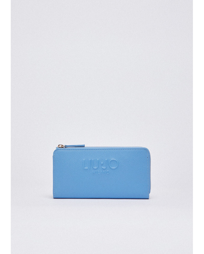PORTAFOGLIO LIU JO GRANDE WALLET AZURE BLUE 19X1X11CM AA6285 ES029 74139