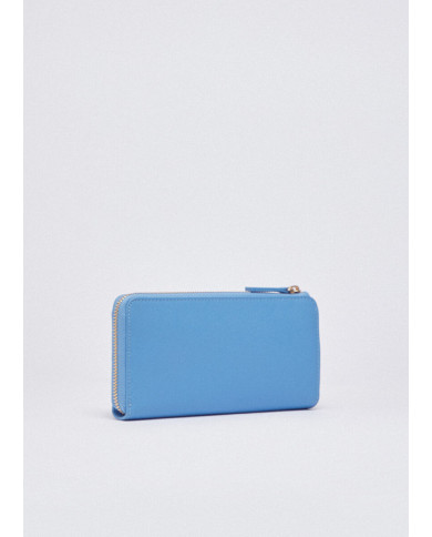 PORTAFOGLIO LIU JO GRANDE WALLET AZURE BLUE 19X1X11CM AA6285 ES029 74139