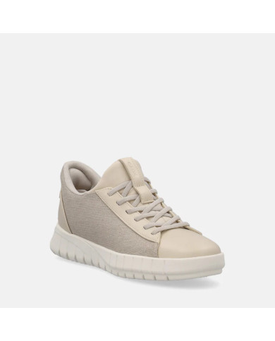 SNEAKERS GEOX DONNA D FLEXTRIDE PLUS TAUPE/PAPYRUS D657SB 0AS54 CH61S             