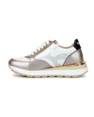 SNEAKERS KEYS DONNA TORTORA/SILVER/BEIGE  K-6923 COD.6852