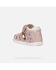 SANDALO PRIMI PASSI BAMBINA B S.MACCHIA G. B - NAP+VIT.SIN LT ROSE/MULTICOLOR ROSE/PINK B254WB 085BC C8W0G