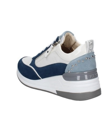 SNEAKERS KEYS DONNA K-7621 COD.K7264 BLU/WHITE
