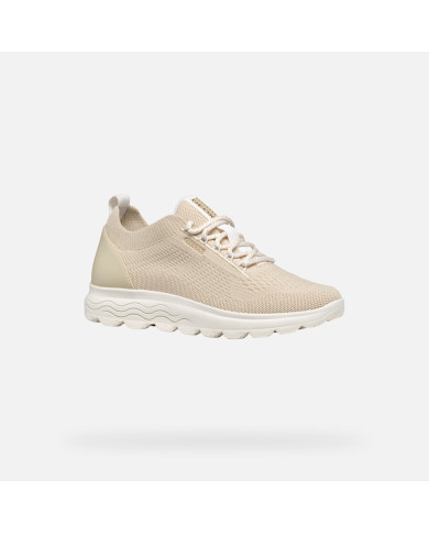 SNEAKERS GEOX DONNA D SPHERICA A - TESS. A TAUPE CHIARO MAGLIA D15NUA 0006K C6738 