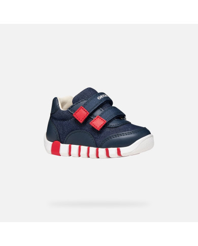 SNEAKERS GEOX PRIMI PASSI BAMBINO BABY  B IUPIDOO BOY C - JEANS+GEOBUC