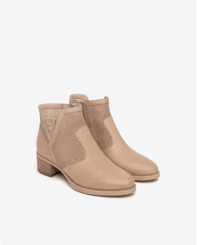 TRONCHETTI NEROGIARDINI DONNA ELBA CHAMPAGNE ELBA CHAMPAGNE TR BRESCIA 894 NATURALE TACCO 5CM E512660D/439