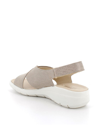 SANDALO CON ZEPPA ENVAL SOFT DONNA SCAMOSC.FEDE CHAMPAGNE 7776933