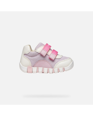 SNEAKERS GEOX PRIMI PASSI BAMBINABABY B IUPIDOO G. A - MESH+GEOBUCK 