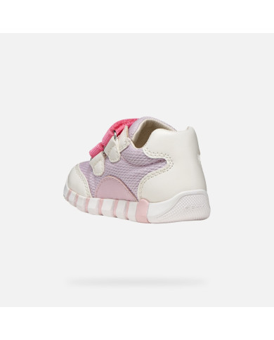 SNEAKERS GEOX PRIMI PASSI BAMBINABABY B IUPIDOO G. A - MESH+GEOBUCK 