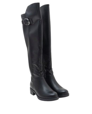 STIVALE KEYS DONNA ANNA NERO MONOCOLORE BLACK  K-10152 COD.K9349